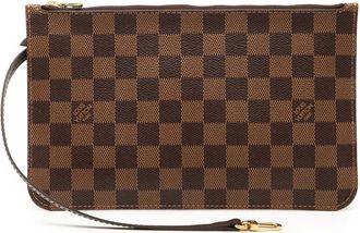 Louis Vuitton 2019 Damier Ebene Neverfull MM pouch - Bruin