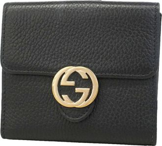 Gucci Black Leather Wallet (Bi-Fold) (Pre-Owned)