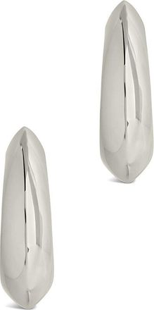 Sterling Forever Rhodium Plated Danika Hoops