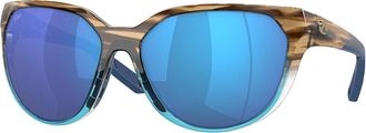 Costa 6S9110 Mayfly Polarized 911005 Womens Sunglasses Blue Size 58
