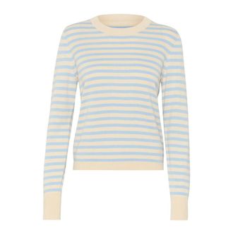 Part Two Gertie Pullover - Dames - Ronde hals truien - Blauw - XL - Katoen - Truien & Vesten