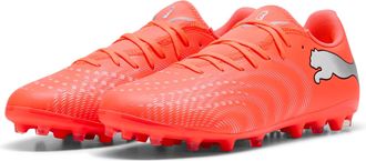 Puma Fussballschuh PUMA FUTURE 9 PLAY MG, Gr. 42,5, glowing rot, puma wei&szlig;, puma schwarz, puma silber, Synthetik, Schuhe Fussballschuh, f&uuml;r Kunstrasenpl&auml;tz