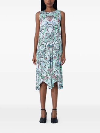 Pleats Please Issey Miyake Light Festival midi dress - White