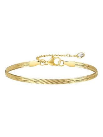 Hollywood Sensation Chic Adjustable Gold Snake Chain Bracelet at Nordstrom