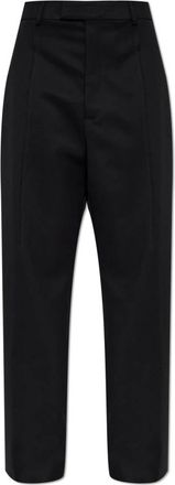 VETEMENTS Wollen broek - Dames - Straight fit broeken - Zwart - S - Wol - Broeken