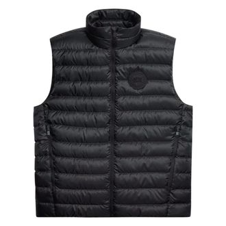 Canada Goose Vests, male, Black, Size: L Stratus Vest