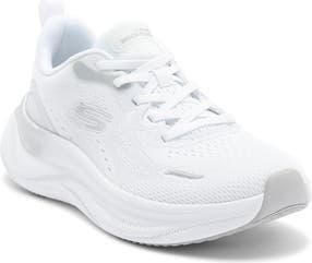 Skechers Skech Cloud Gentle Glow Sneaker in White/Silver at Nordstrom Rack, Size 5.5