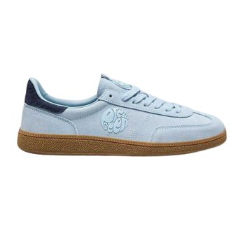 Pretty Green Heren Su&egrave;de Trainers (Poederblauw)