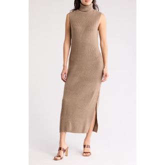 Topshop puff sleeve square neck shirred midi dress in green