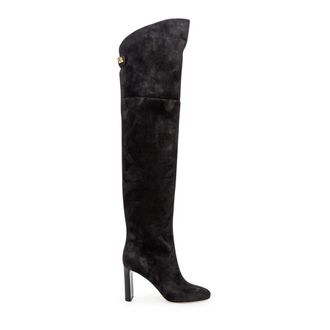 Maisons Skorpios Marylin 90Mm Laarzen - Dames - Over de knie laarzen - Zwart - 37 EU - Su&egrave;de - Schoenen