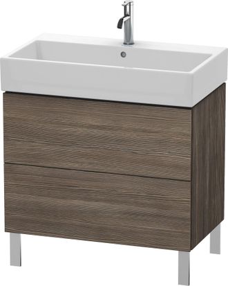 Duravit Unidad De Lavabo Duravit L-cube De Pie 78,4 X 45,9 Cm, 2 Extra&iacute;bles, Para Vero Air 235080, Color: Pino Terra Decor - Lc677705151