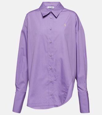 The Attico Diana cotton poplin shirt