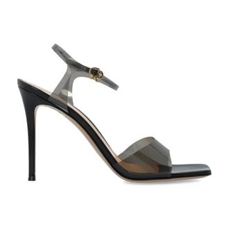 Gianvito Rossi High Heel Sandals, female, Black, Size: 7 1/2 US Cher Heeled Sandals
