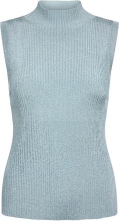 Mos Mosh Top de punto sin mangas - Tops - Mujer - Azul - L