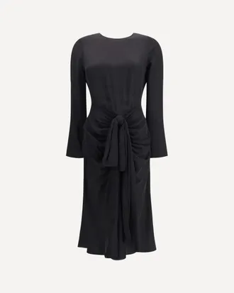 Alaia Draped Viscose Dress Female 38