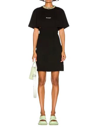 Givenchy Black Cut Out T-Shirt Dress Size S