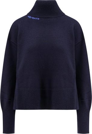 Axel Arigato Maeve Sweater - Dames - Coltruien - Blauw - XS - Wol - Truien & Vesten