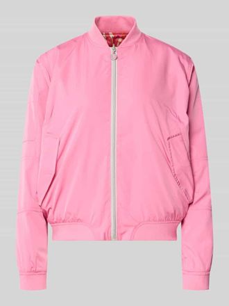 Frieda & Freddies Regular Fit Bomberjacke mit Stehkragen Modell Brooklyn in Pink, Gr&ouml;&szlig;e 34