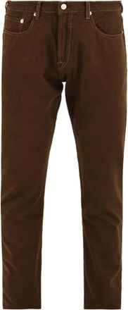 Paul Smith Tapered Fit Jeans - Heren - Regular Fit Jeans - Bruin - W33 - Katoen - Jeans