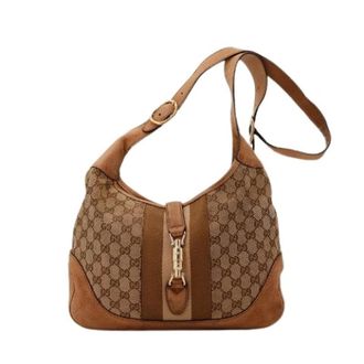 Gucci Pre-owned Shoulder Bags, female, Brown, Size: ONE SIZE Pre-owned New Jackie