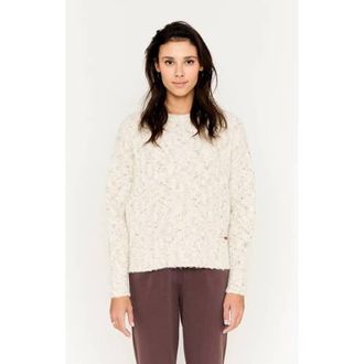 Moscow gebreid vest met wol ecru