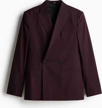 H&M Zweireihiges Jackett in Regular Fit - Red