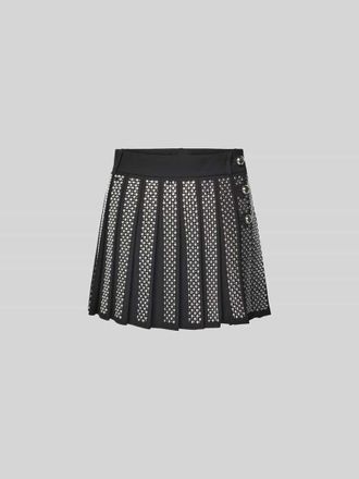 Paco Rabanne Minirock mit Knopfverschluss in Black, Gr&ouml;&szlig;e XS/S