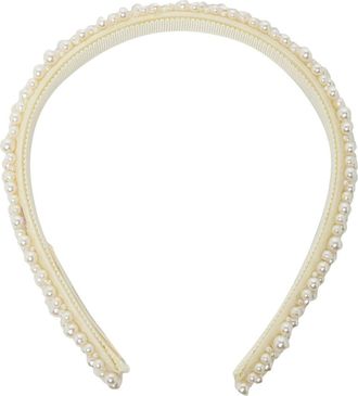 Jennifer Behr Bria Pearl-embellished Headband