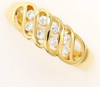 C&A Yellow Gold Yellow Gold (18K) Band Ring (Pre-Owned)