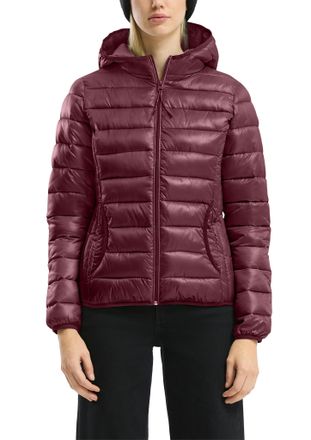 QS by s.Oliver Outdoorjacke QS, Damen, Gr. L, rot (dunkelrot), Steppware, Obermaterial: 100% Polyester. Futter: 100% Polyester, unifarben, regular fit taillenbedeckt