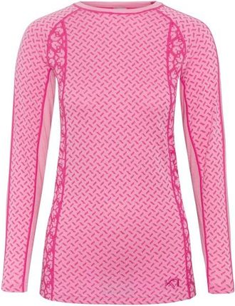Kari Traa Lekker L/S Merinounterw&auml;sche f&uuml;r Damen | rosa