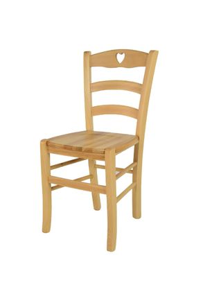 Tommychairs Tommychairs Silla Cuore En Madera De Haya Color Natural