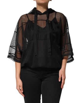 Dolce & Gabbana Mesh Korte Mouwen Hoodie