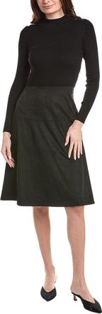 T Tahari Funnel Neck Sweaterdress