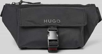 HUGO BOSS Bauchtasche mit Label-Detail Modell Marsel in Black, Größe 1