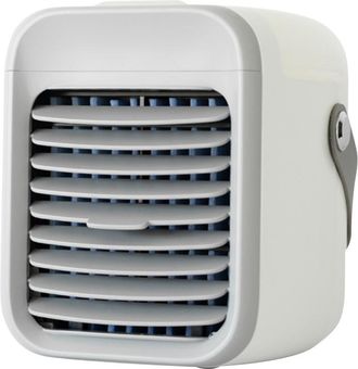OEM Aire Acondicionado Port&aacute;til Recargable Con Ventilador, Funciones De Refrigeraci&oacute;n, Humidificador, Filtro, 3 Velocidades Y Luz Nocturna De Colores