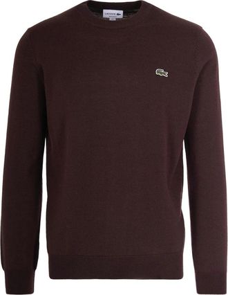Lacoste SKB Pullover - Heren - Ronde hals truien - Bruin - 3XL - Truien & Vesten
