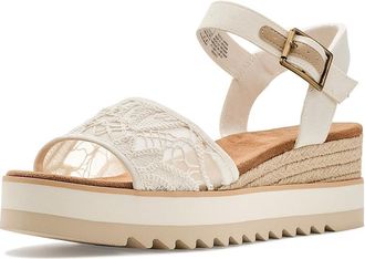 Toms Diana Sandal Womens Sandals Natural : 8.5 B - Medium, Leather/Rubber