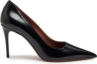 PARIS TEXAS Vera 85 Leather Pumps - Black