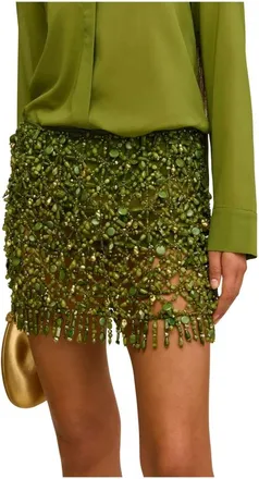 Cult Gaia Donna, Gonne, Verde, S, new