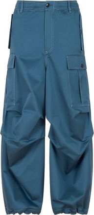 Marni Cargo broek met klepzak - Blauw