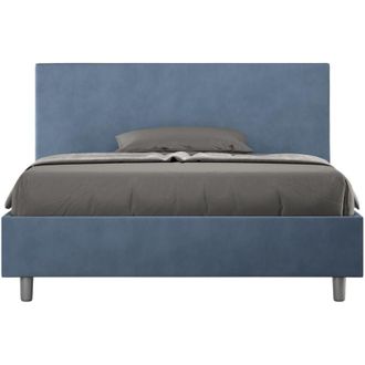 Les Tendances Les Tendances - Letto una piazza e mezza rivestito in Microfibra - adele - Dimensione Rete: 130x200 - Tipologia Letto: Senza Rete - Colore: Glicine