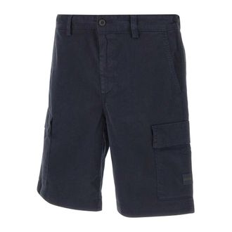 HUGO BOSS Hugo, Casual Shorts, male, Blue, Size: W35 Sisla_Cargo