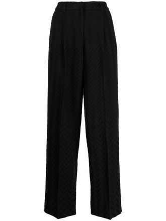 Missoni zigzag tailored trousers - Black