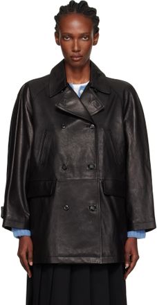 ジャケット・アウター T/SEHNE double layered pea coat black EXPRESS TECH Dark Gray Mans Double Breasted Peacoat Jacket