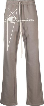 Champion x Champion Dietrich logo-embroidered track pants - men - Cotton - L - Brown