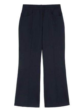 Jil Sander Gabardine broek - Blauw
