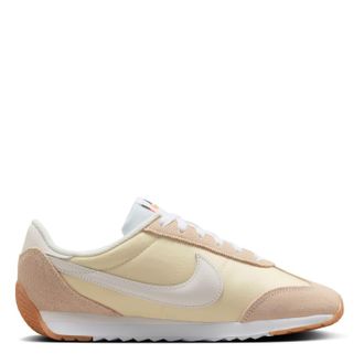Nike Dames/Dames Waffle Debut Suede Wedge Trainers (Gebroken wit/gom)
