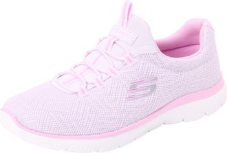 Skechers Womens Summits Artistry Chic Sneaker, Lavender Mesh Trim, 6.5 UK