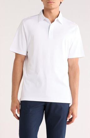 David Donahue Cotton Polo in White at Nordstrom Rack, Size Xx-Large